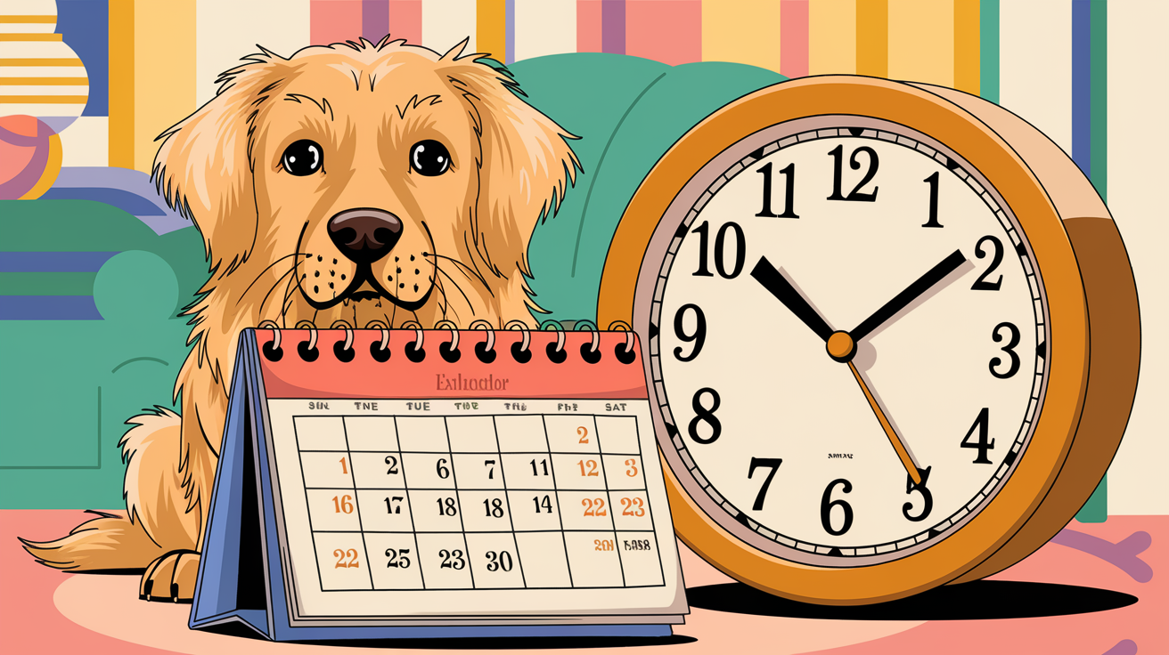 Dog with counter showing frequency